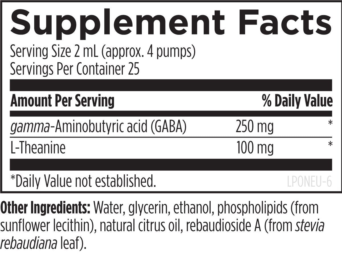 Liposomal NeuroCalm, 1.7 Oz, by Designs For Health