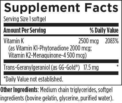 Tri-K, 60 Softgels, by Designs For Health