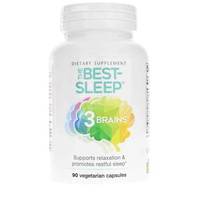 Natural Factors 3 Brains Best-Sleep Veg Capsules