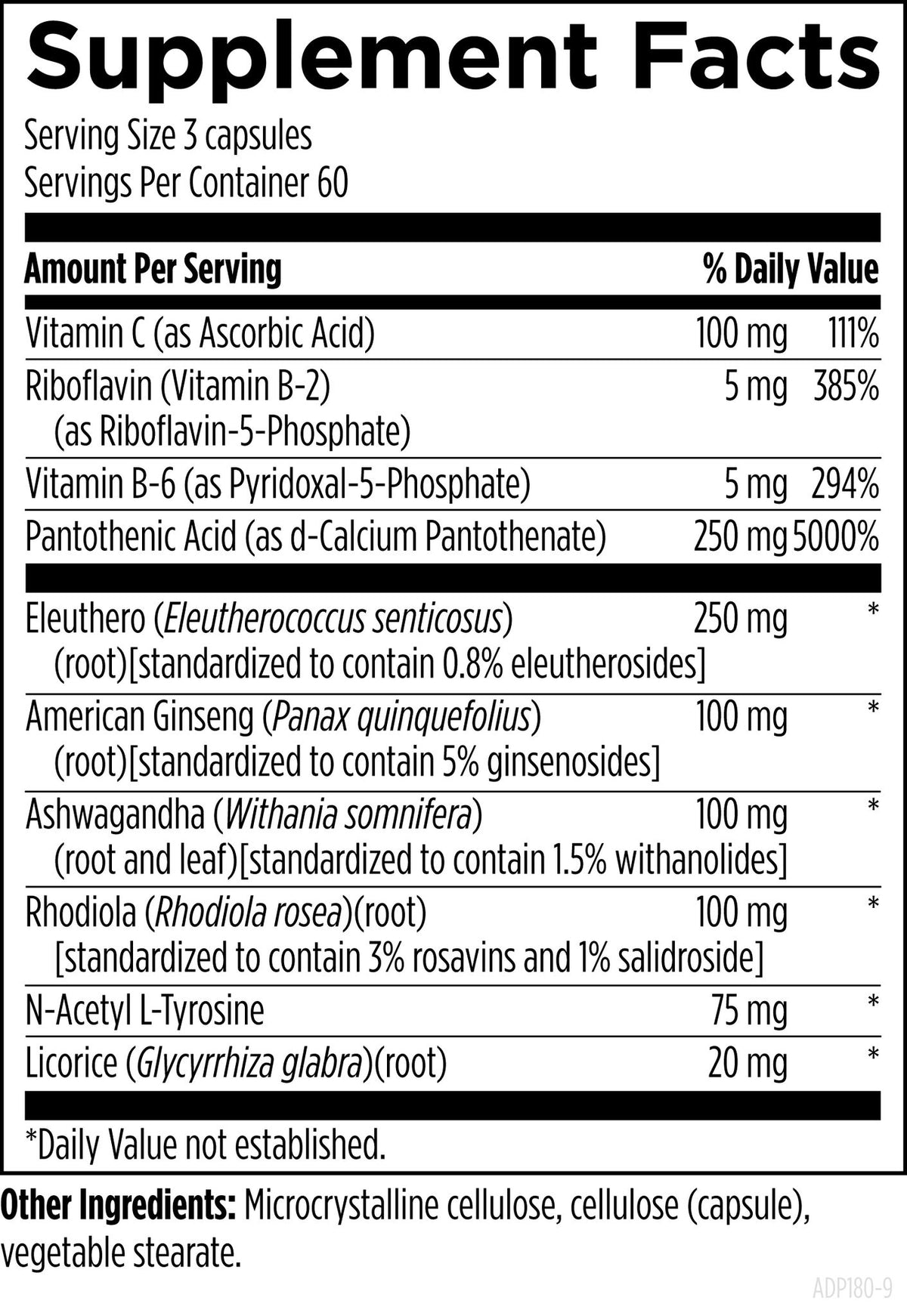 Adrenotone, by Designs For Health