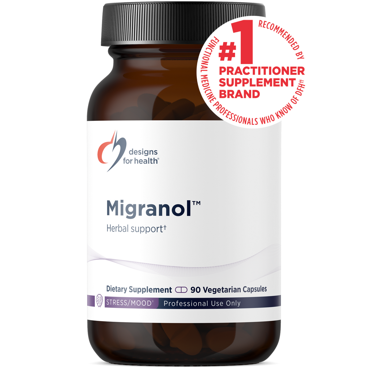 Migranol, 90 Veg Capsules, by Designs For Health