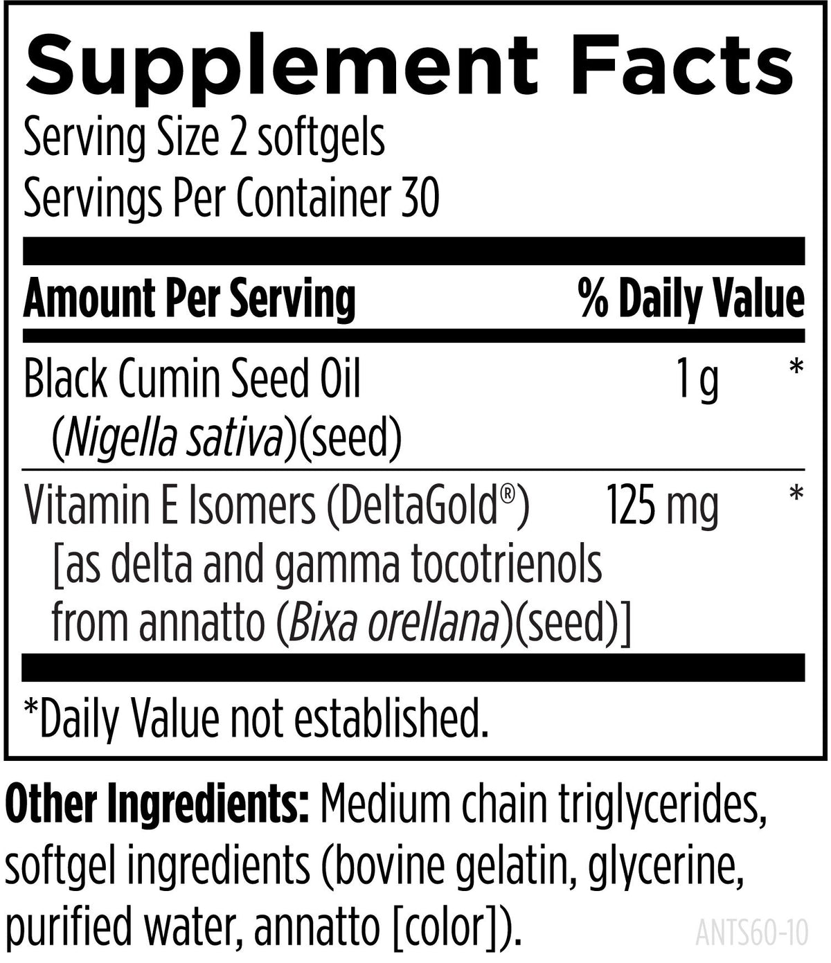 Annatto-E Synergy, 60 Softgels, by Designs For Health