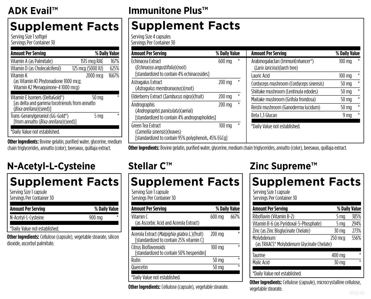 Immune Support Packets, 30 Packets, by Designs For Health