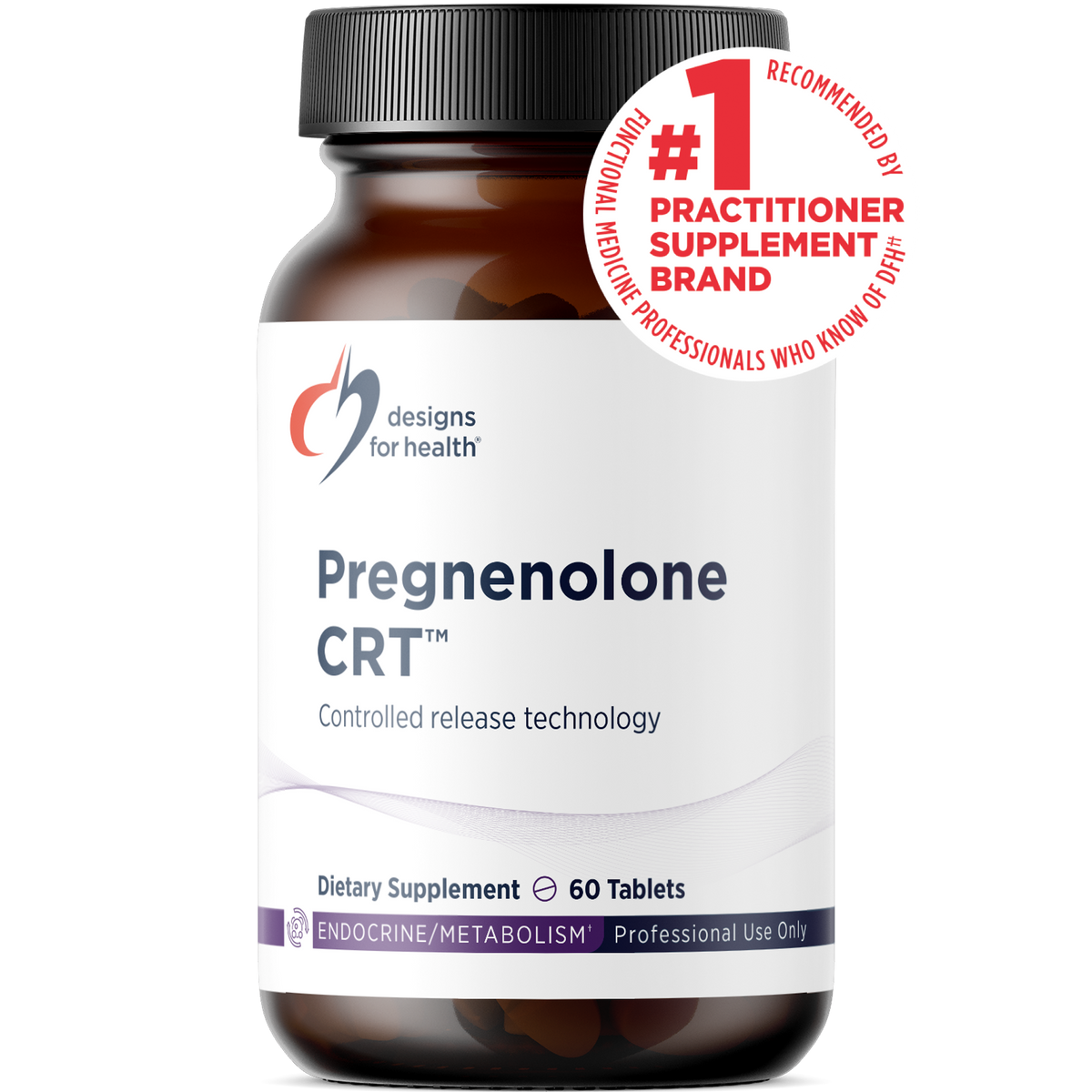 Pregnenolone CRT, 60 Tablets, by Designs For Health