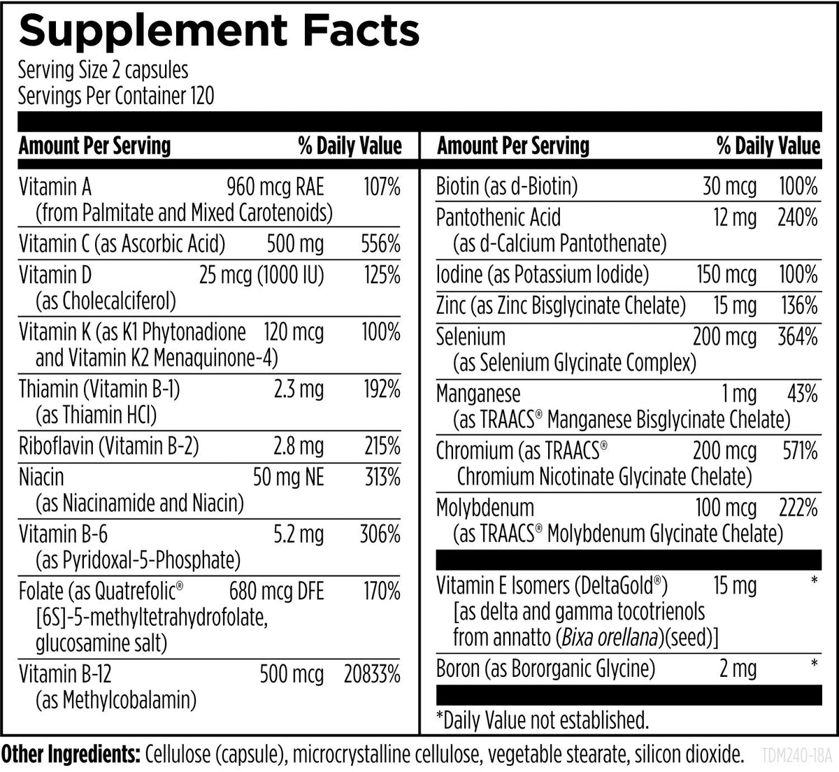 Twice Daily Multi, by Designs For Health