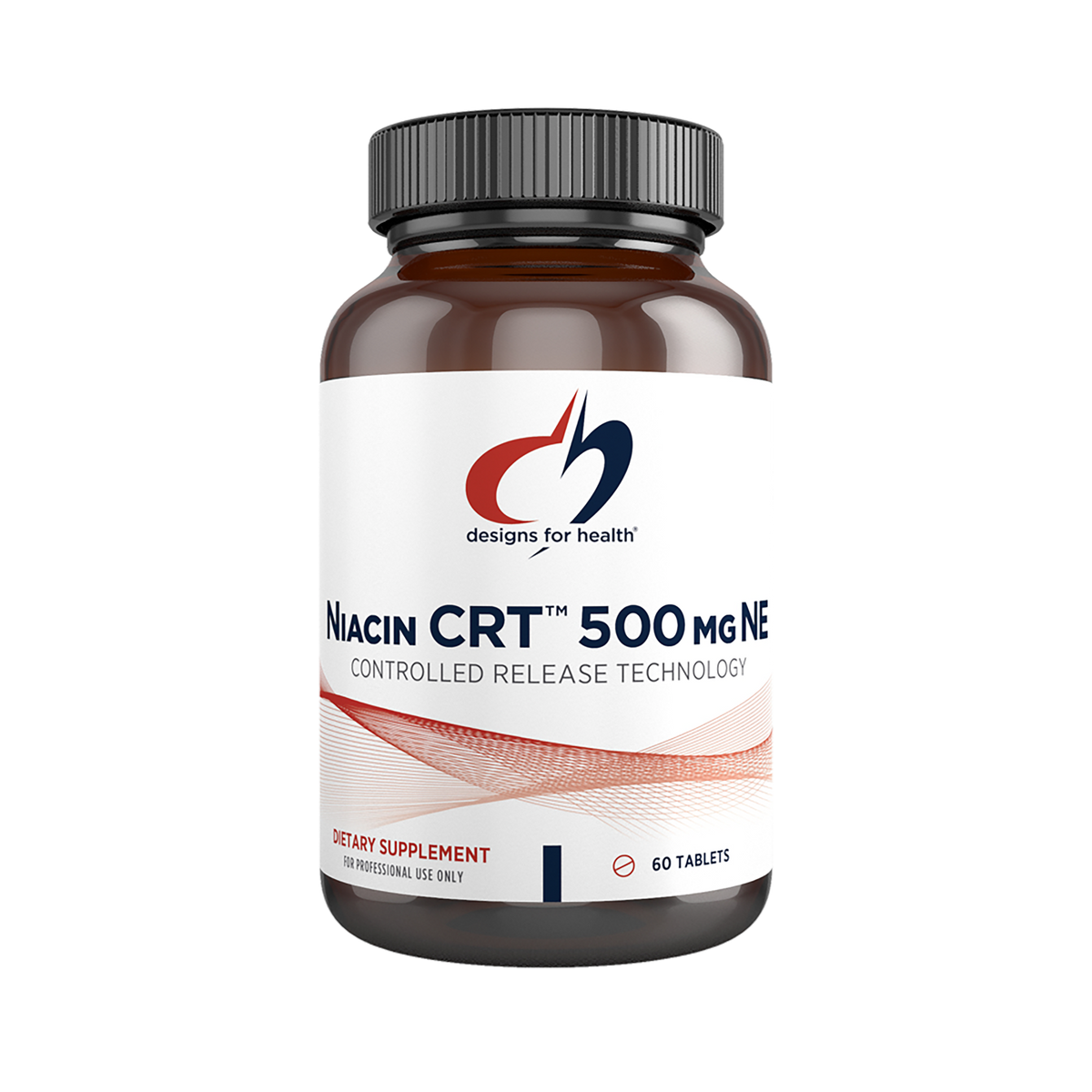 Niacin CRT 500 Mg, 60 Tablets, by Designs For Health
