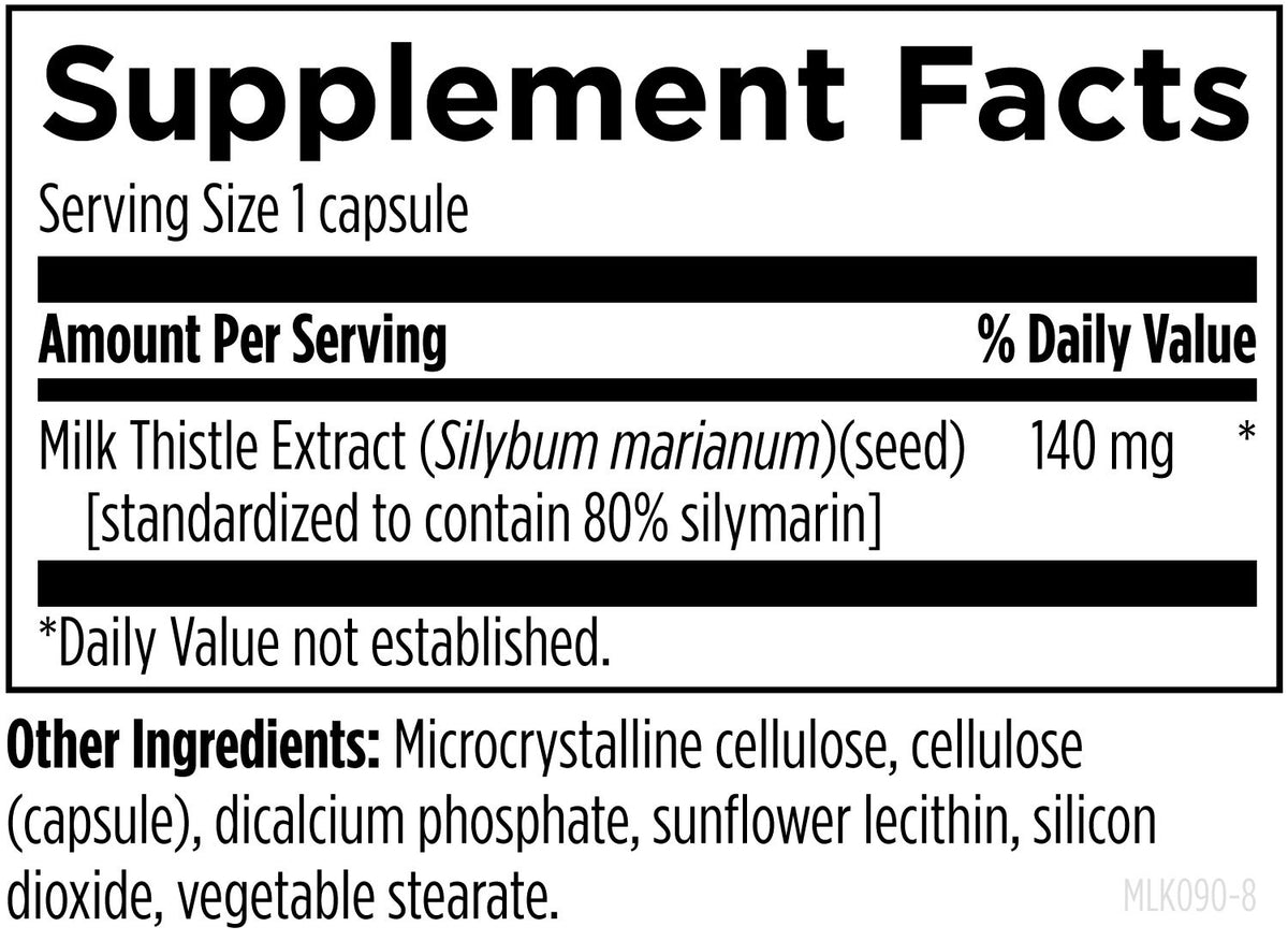 Milk Thistle, 90 Veg Capsules, by Designs For Health