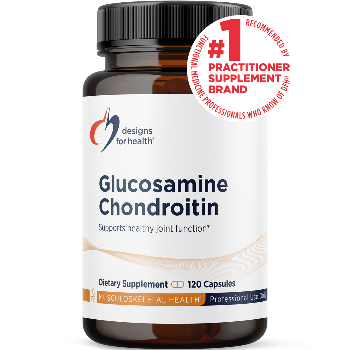 Glucosamine Chondroitin, 120 Capsules, by Designs For Health