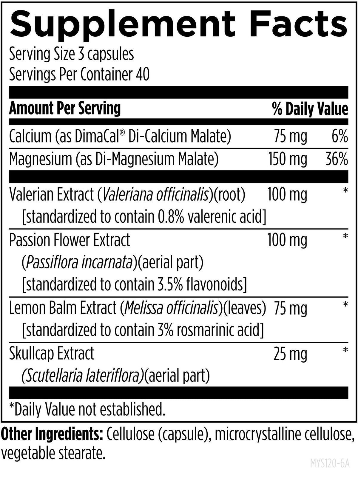 MyoSedate, 120 Veg Capsules, by Designs For Health