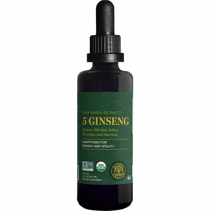 Global Healing 5 Ginseng Supplement, 2 Oz