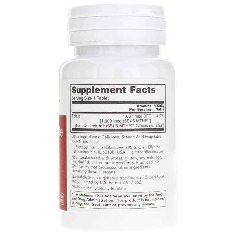 5-Methyl Folate 1,000 Mcg, by Protocol For Life Balance, image #2