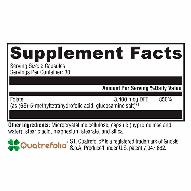 5-MTHF, by Xymogen, image #2