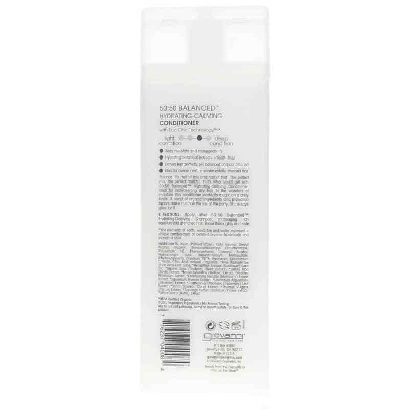 50:50 Balanced Hydrating Calming Conditioner, by Giovanni, image #2