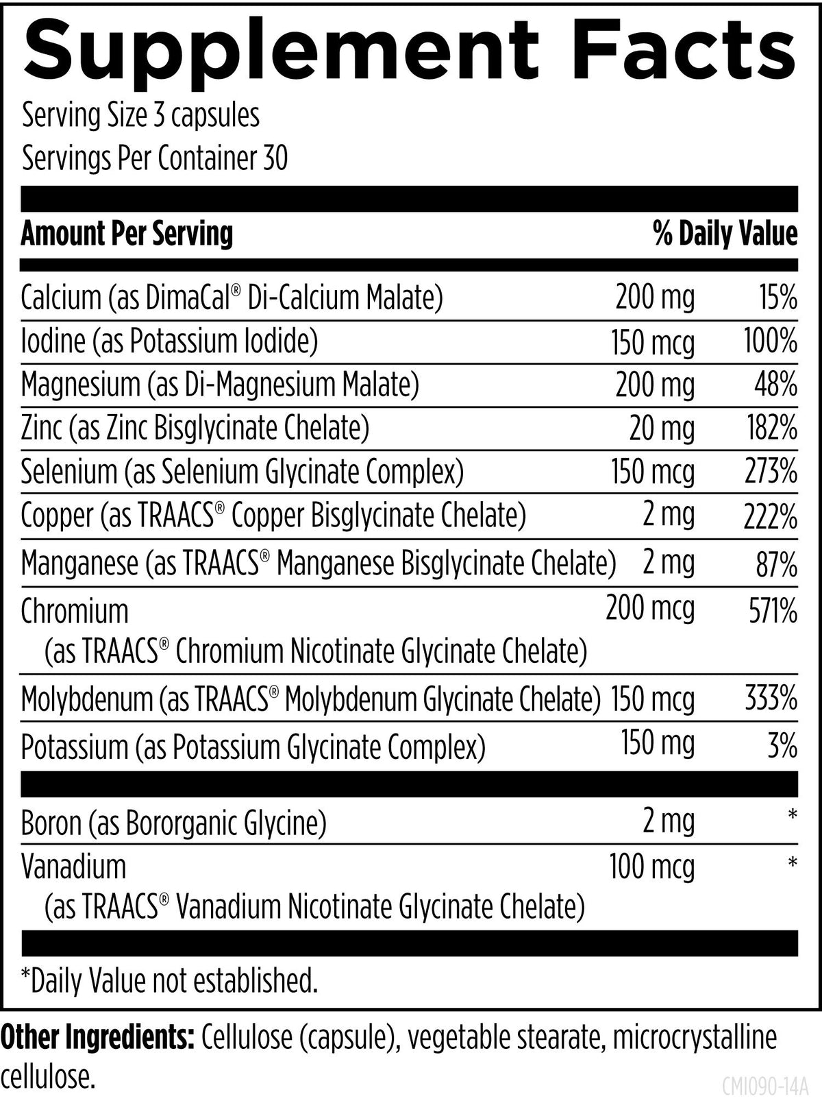 Complete Mineral Complex, 90 Veg Capsules, by Designs For Health