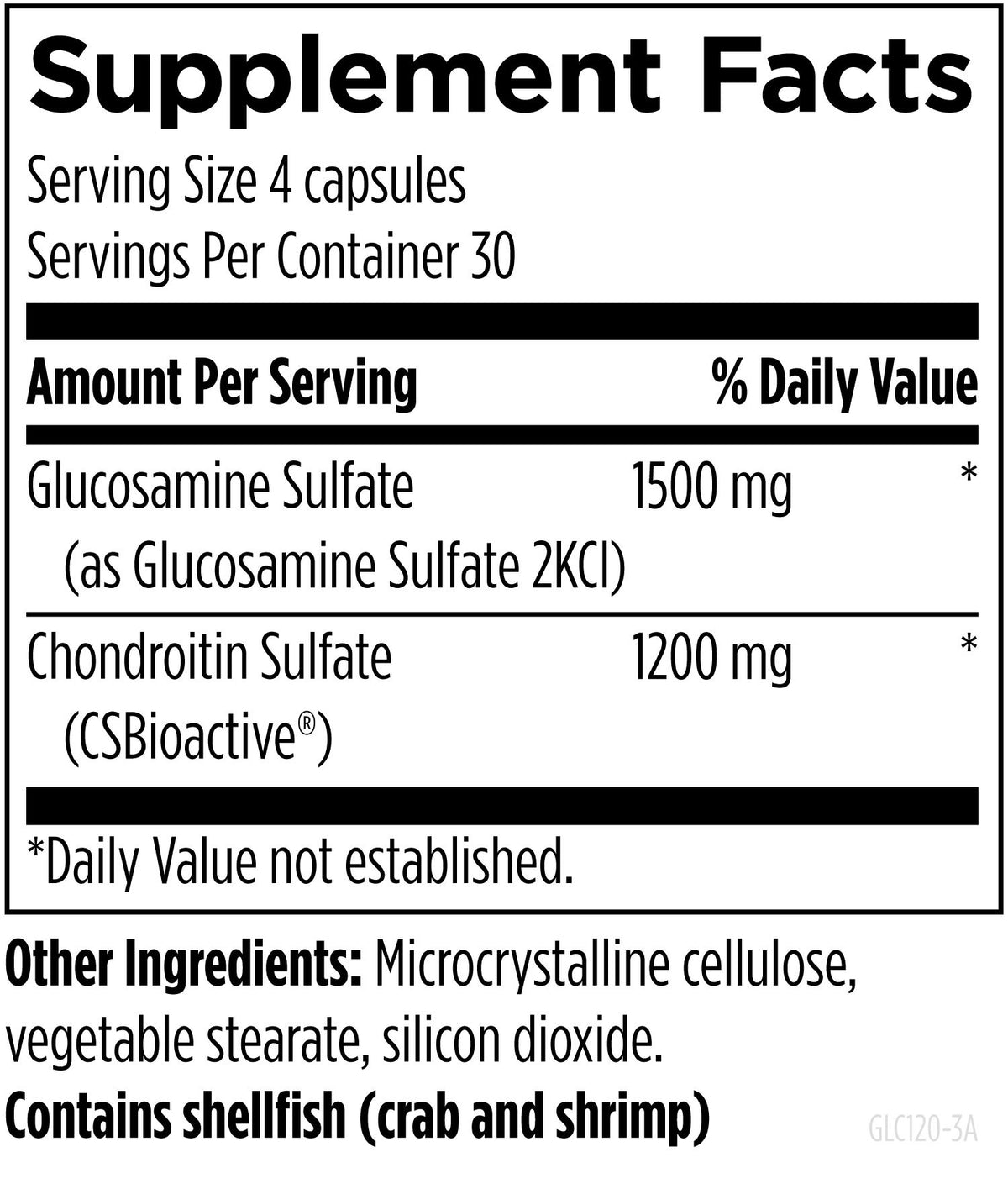 Glucosamine Chondroitin, 120 Capsules, by Designs For Health