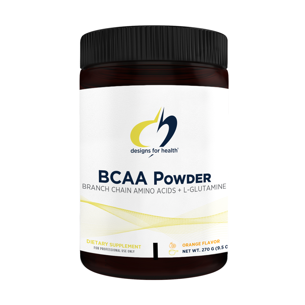 BCAA Powder with L-Glutamine, 9.5 Oz, by Designs For Health