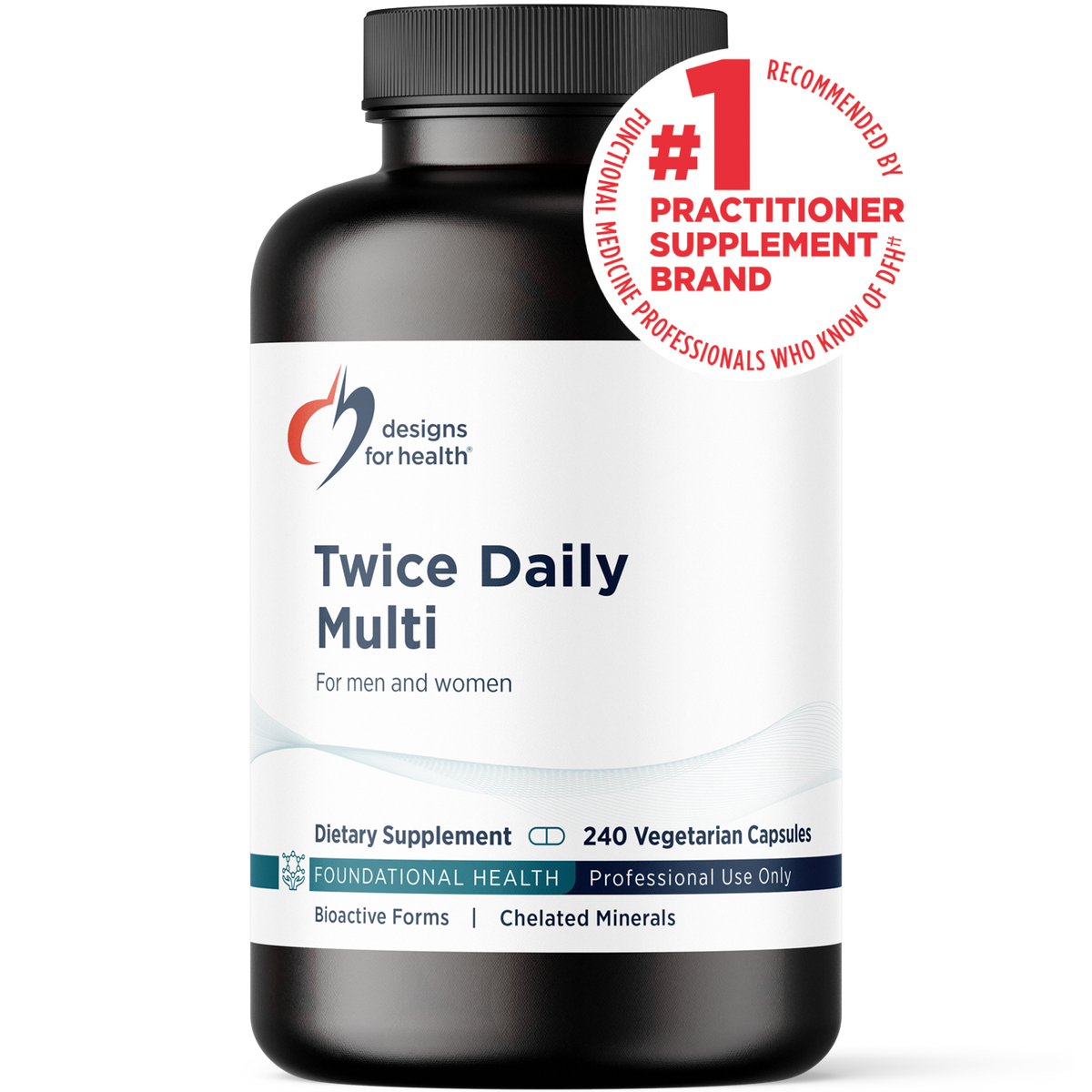 Twice Daily Multi, by Designs For Health