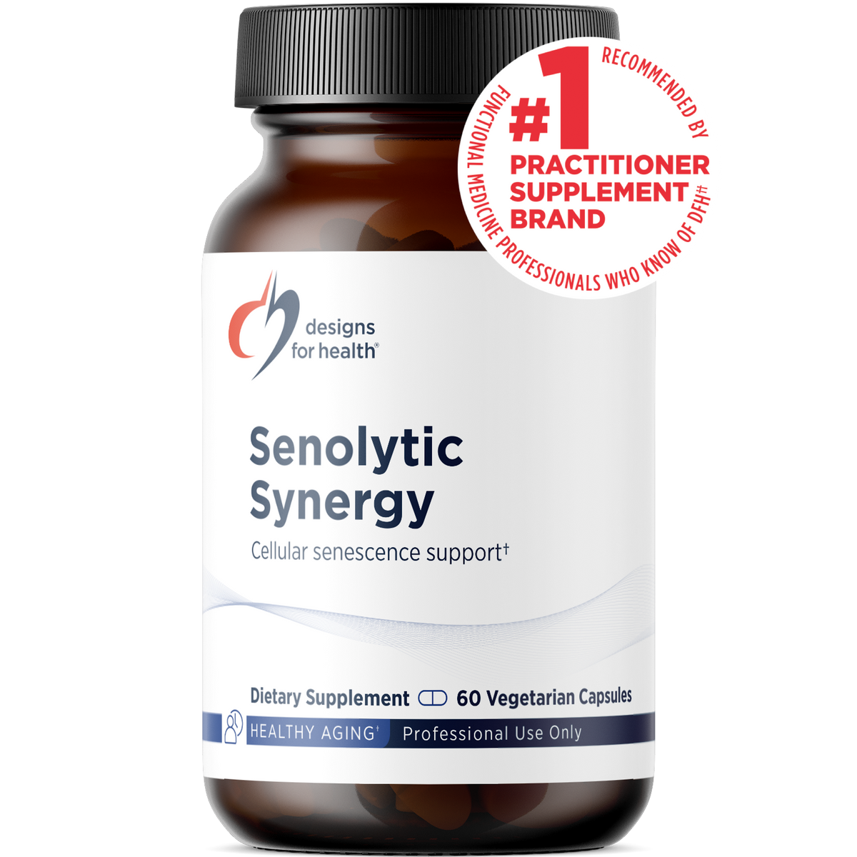 Senolytic Synergy, 60 Veg Capsules, by Designs For Health
