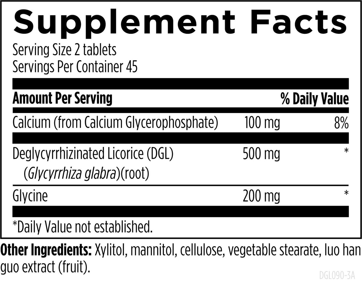 DGL Synergy, 90 Tablets, by Designs For Health