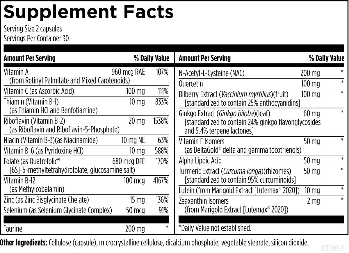 OcuForce, 60 Veg Capsules, by Designs For Health
