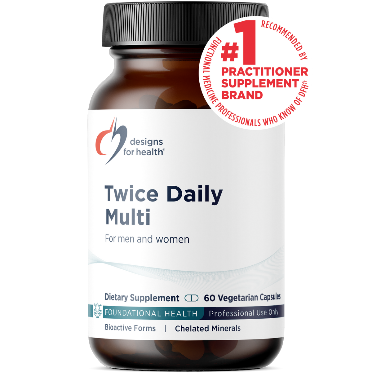 Twice Daily Multi, by Designs For Health