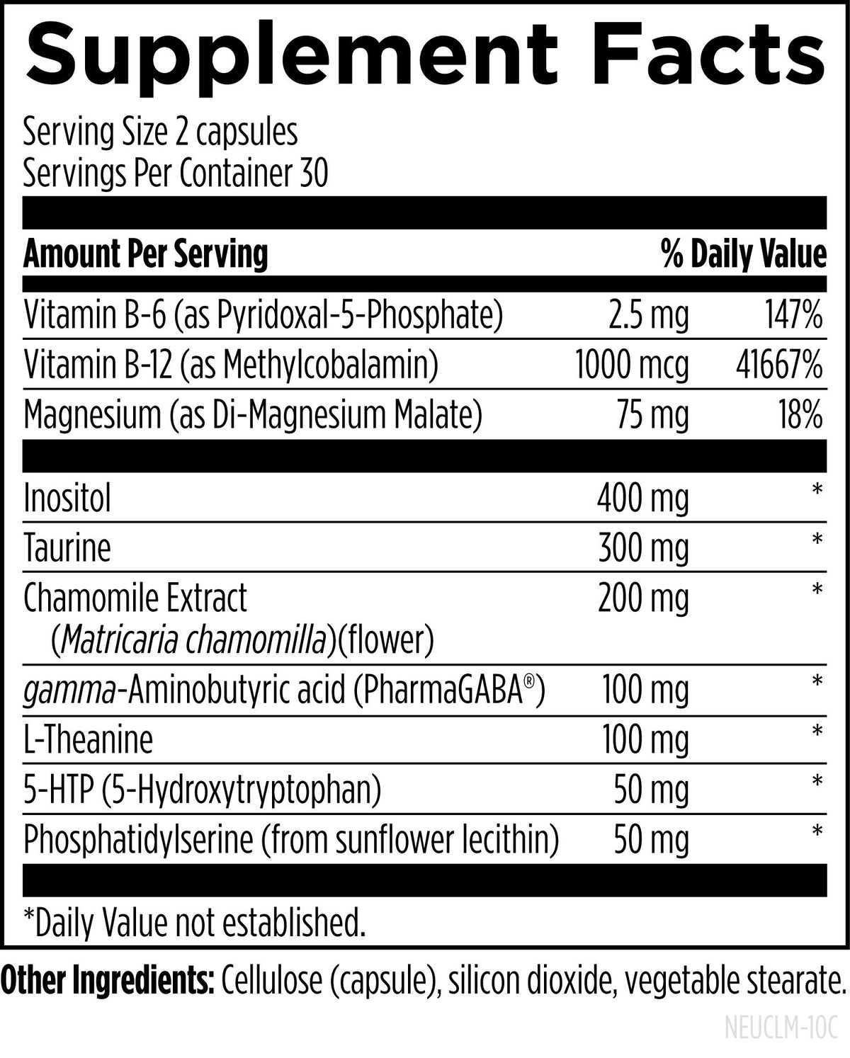 NeuroCalm, 60 Veg Capsules, by Designs For Health