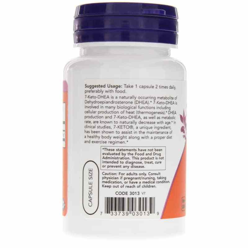 7-Keto 100 Mg, by NOW Foods, image #3