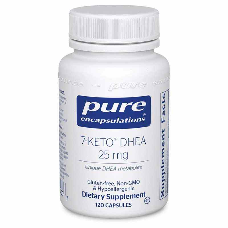 7-Keto DHEA 25 Mg, 120 Capsules, by Pure Encapsulations