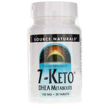 7-Keto DHEA Metabolite 100 Mg, 30 Tablets, by Source Naturals