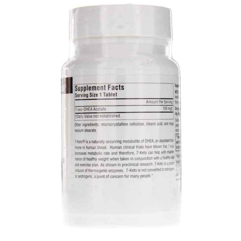 7-Keto DHEA Metabolite 100 Mg, 30 Tablets, by Source Naturals, image #2