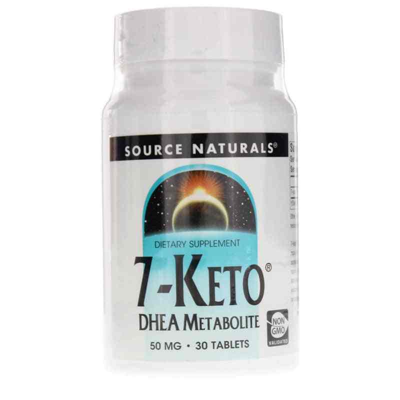 7-Keto DHEA Metabolite 50 Mg, 30 Tablets, by Source Naturals