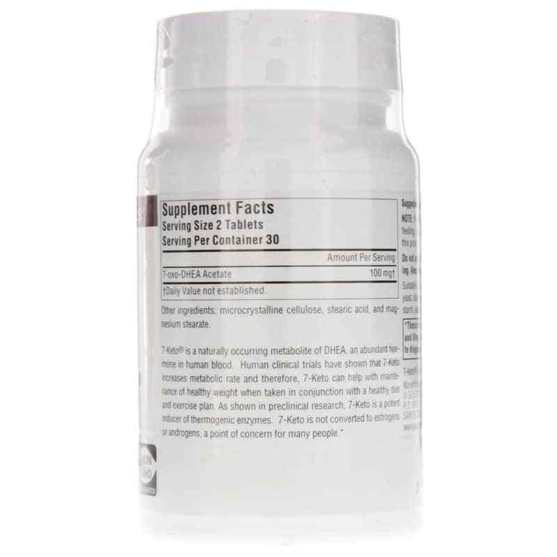 7-Keto DHEA Metabolite 50 Mg, 60 Tablets, by Source Naturals, image #2