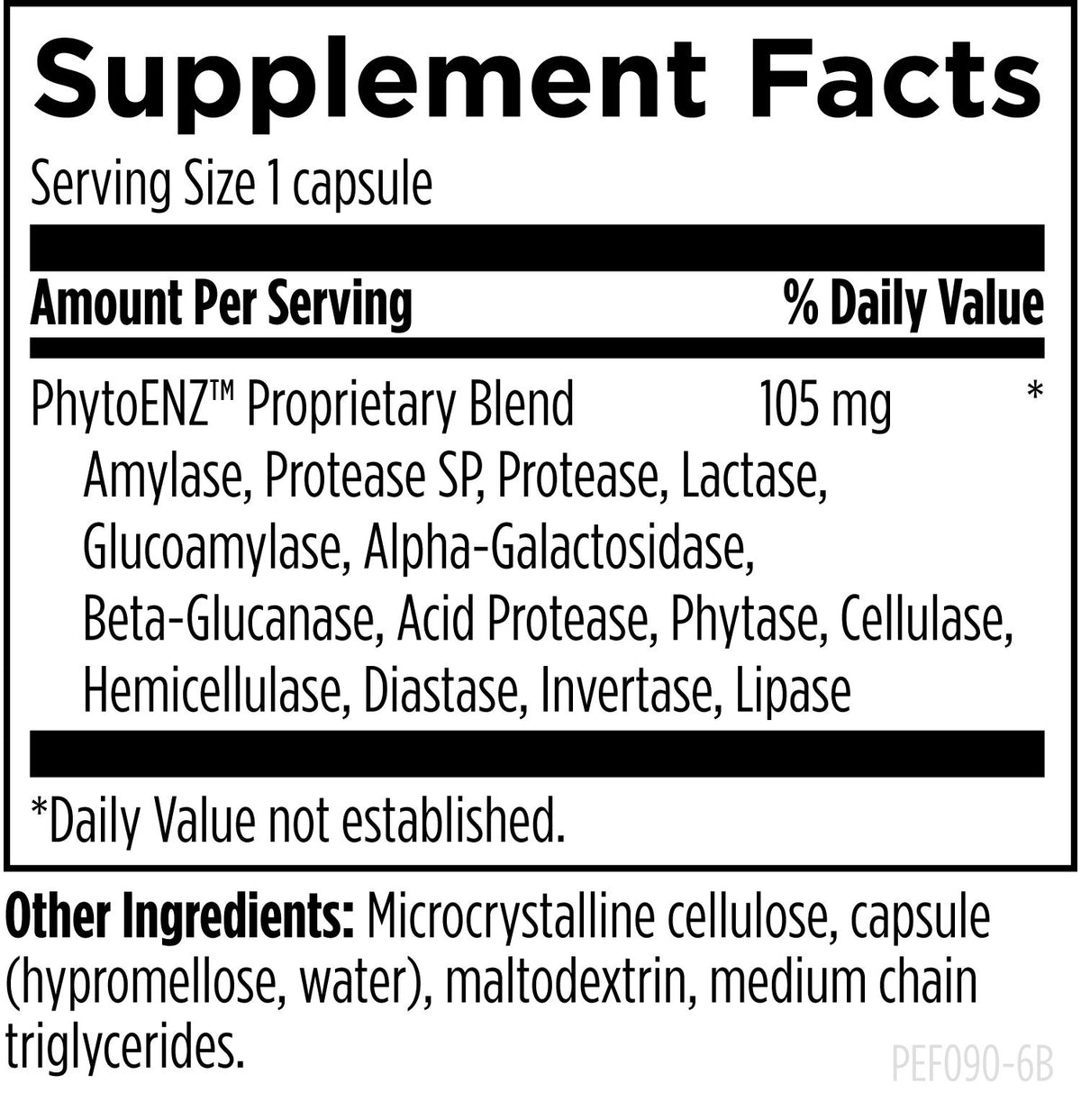 Plant Enzyme Digestive Formula, 90 Veg Capsules, by Designs For Health