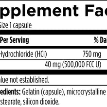 Betaine HCL with Pepsin, 120 Capsules, by Designs For Health