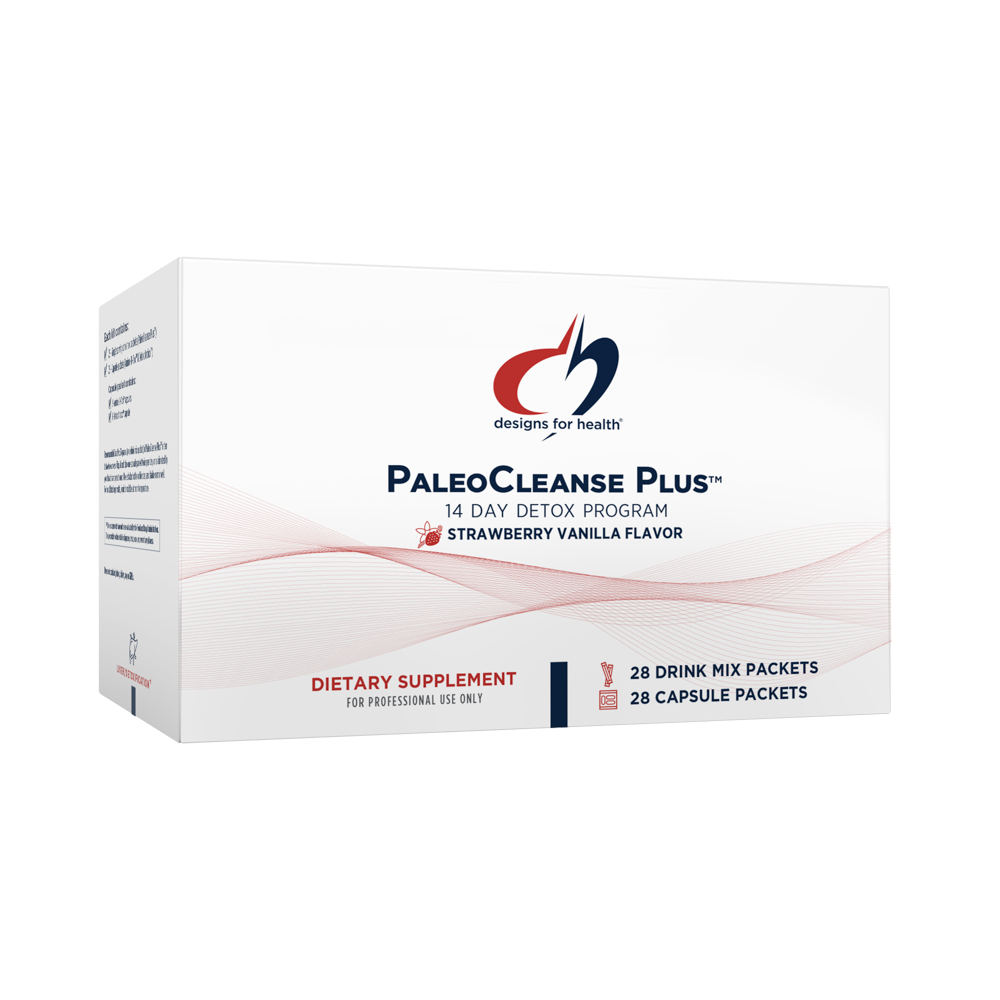 PaleoCleanse Plus 14 Day Detox Program, Strawberry Vanilla,1 Kit, by Designs For Health