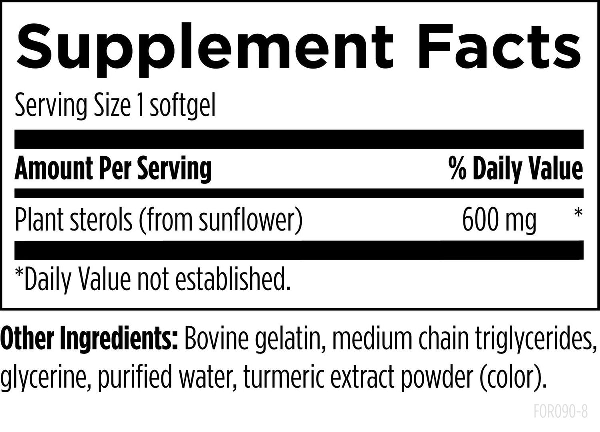 Foresterol Plant Sterol/Stanol Blend, 90 Softgels, by Designs For Health