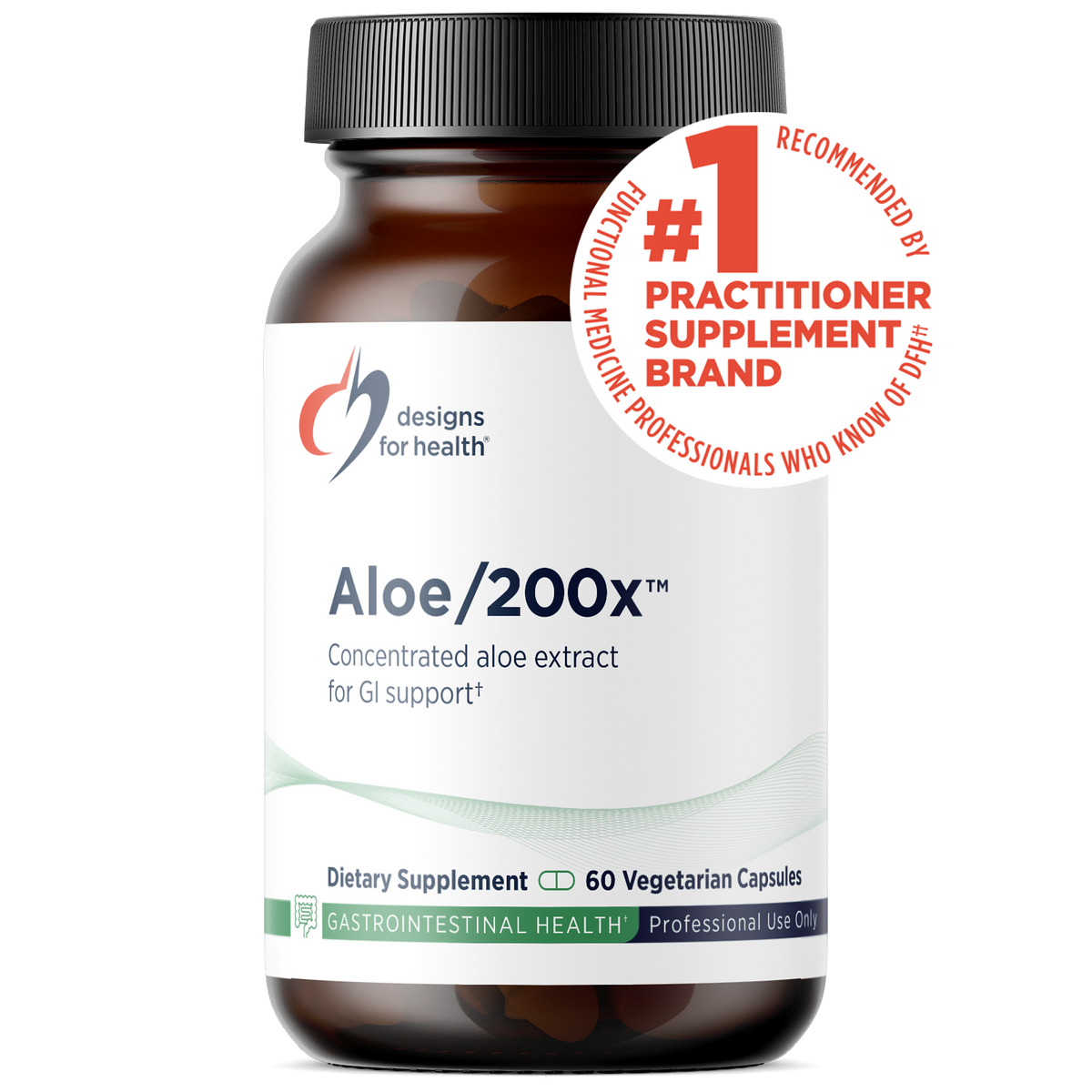 Aloe/200x, 60 Veg Capsules, by Designs For Health