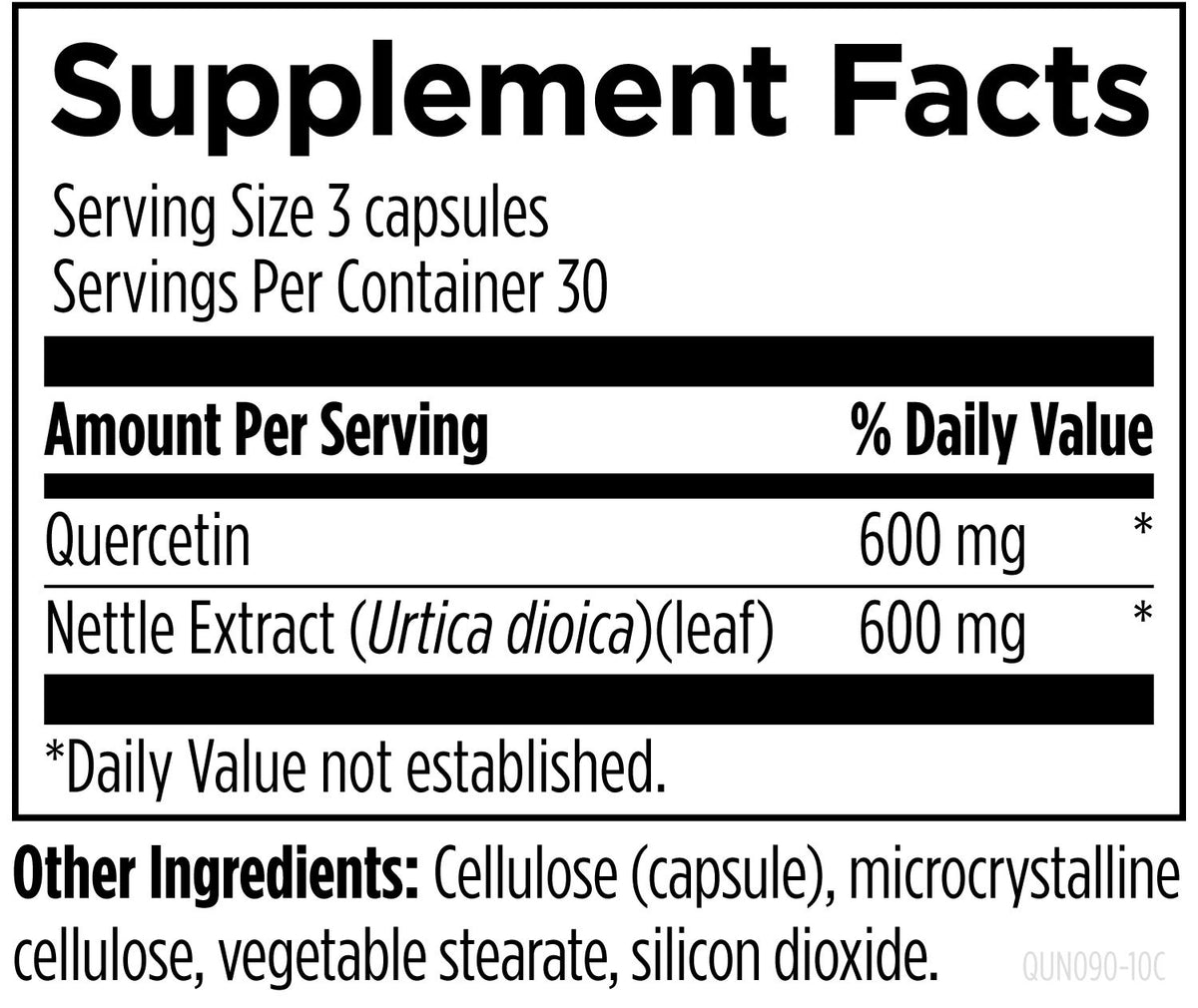 Quercetin + Nettles, 90 Veg Capsules, by Designs For Health