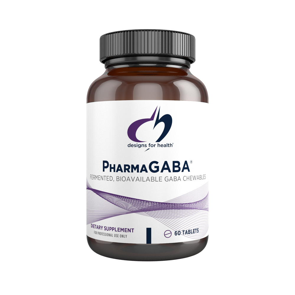 PharmaGABA, 60 Tablets, by Designs For Health