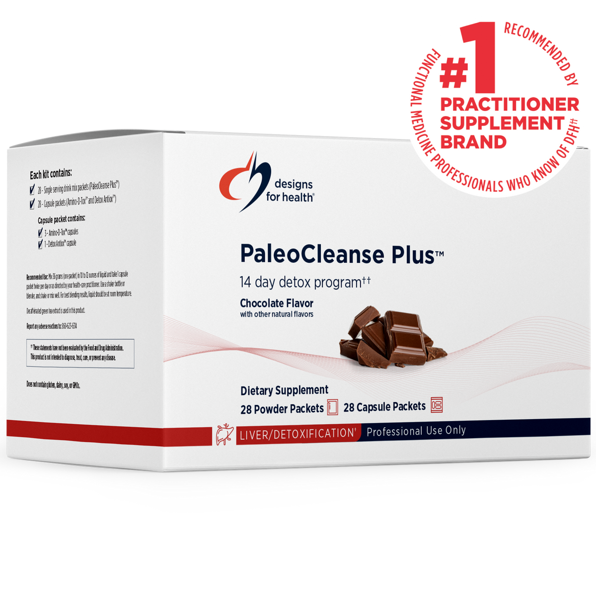 PaleoCleanse Plus 14 Day Detox Program, Chocolate, by Designs For Health