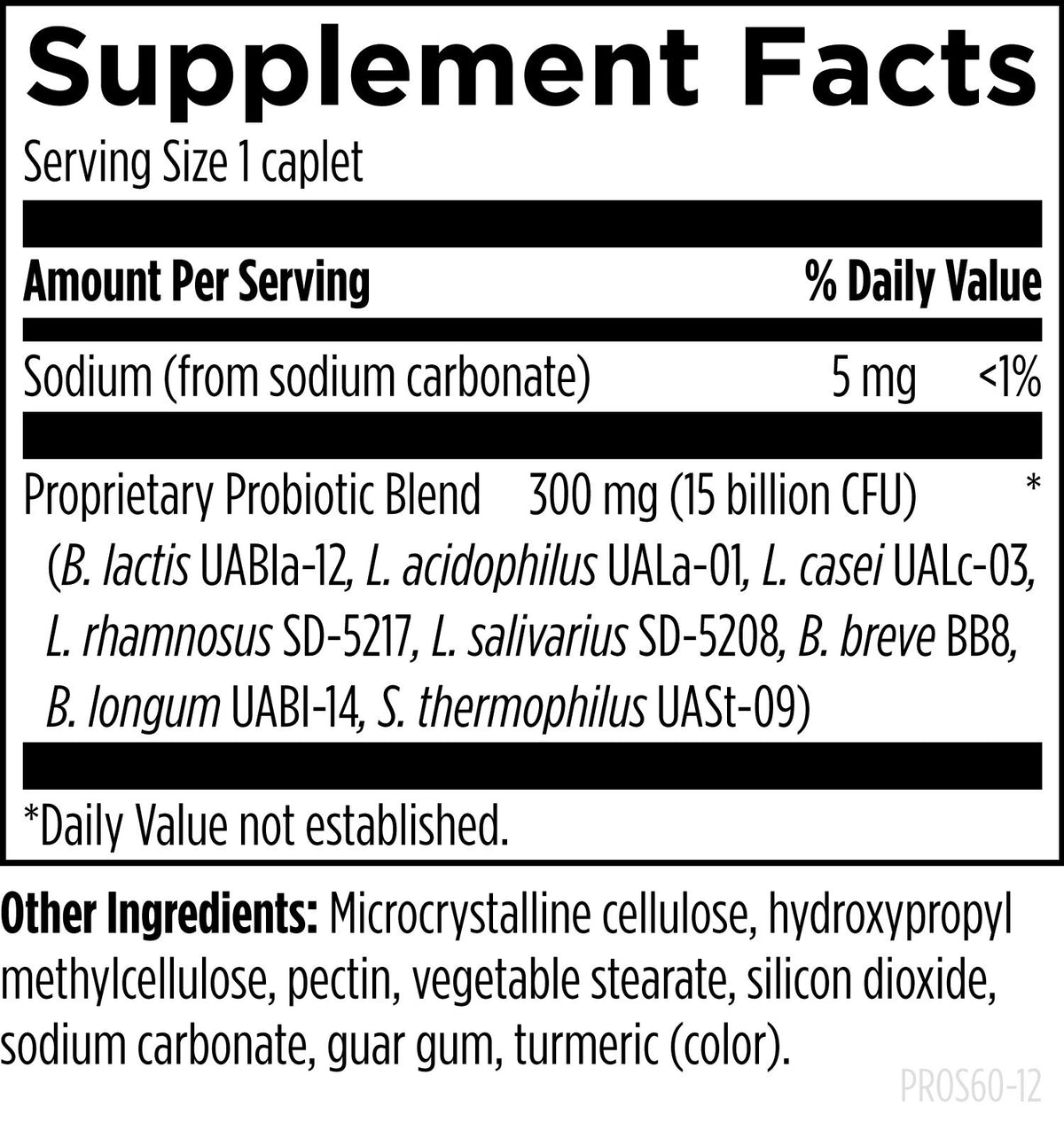 Probiotic Supreme DF, 60 Caplets, by Designs For Health