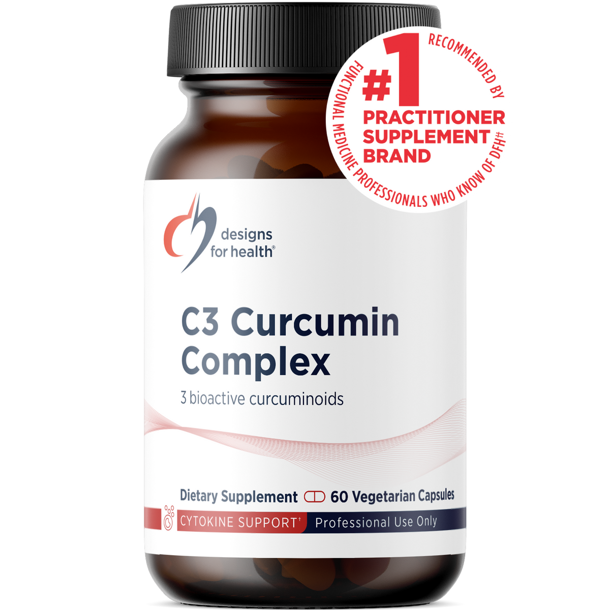 C3 Curcumin Complex, 60 Veg Capsules, by Designs For Health