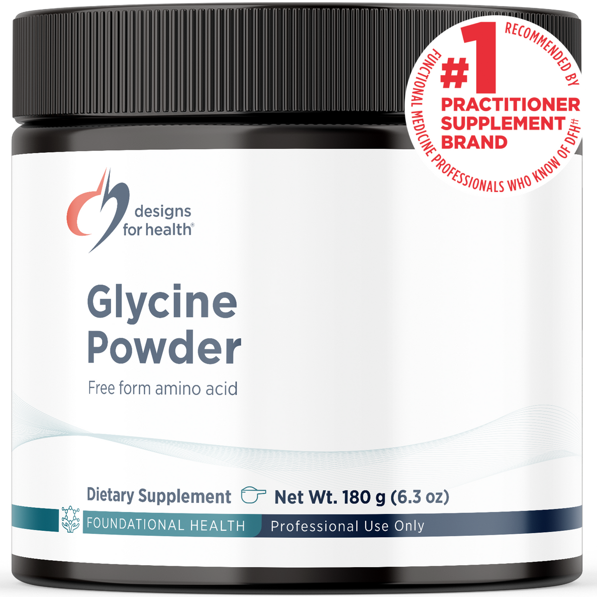 Glycine Powder, 6.3 Oz, by Designs For Health