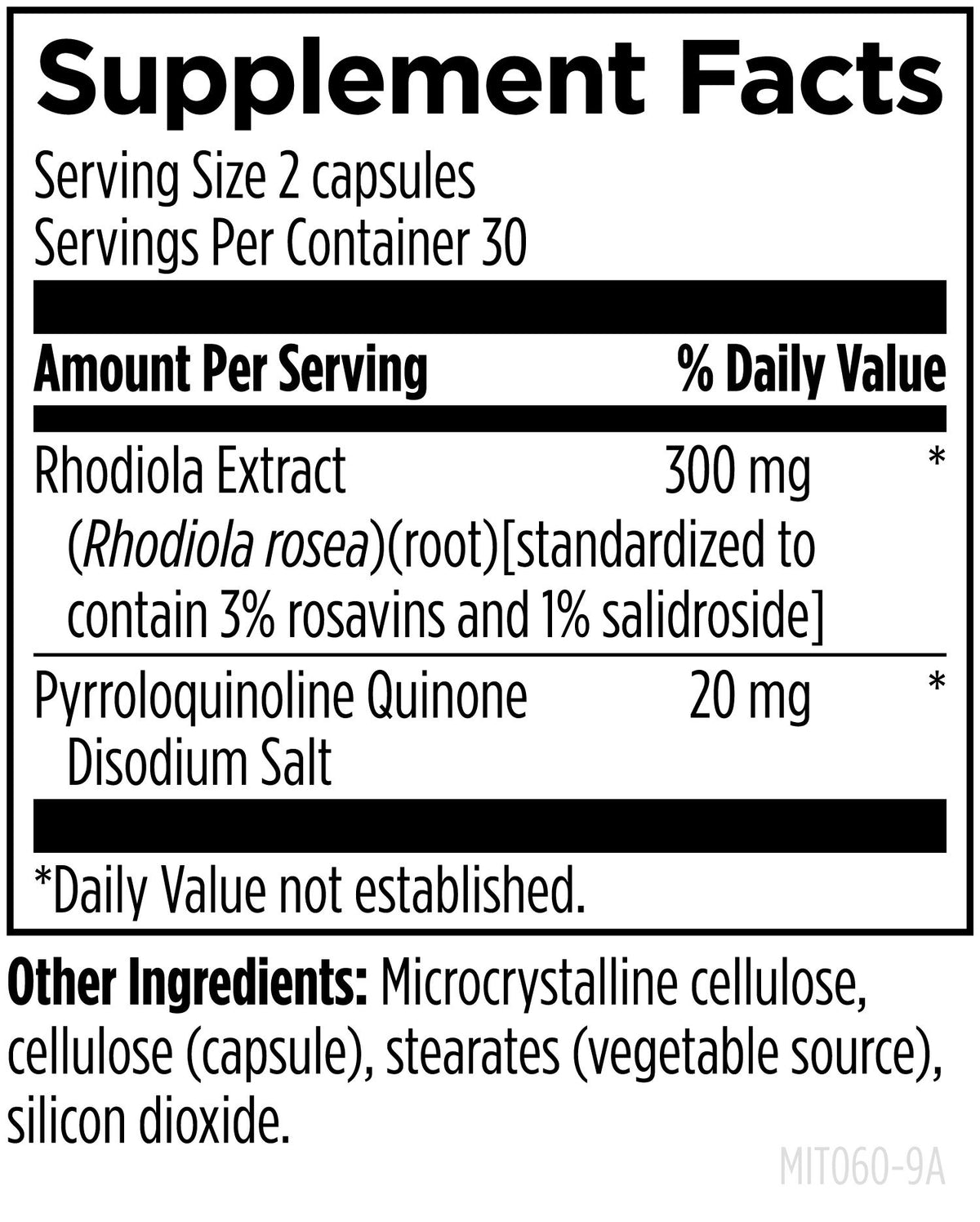 Mito-PQQ, 60 Veg Capsules, by Designs For Health