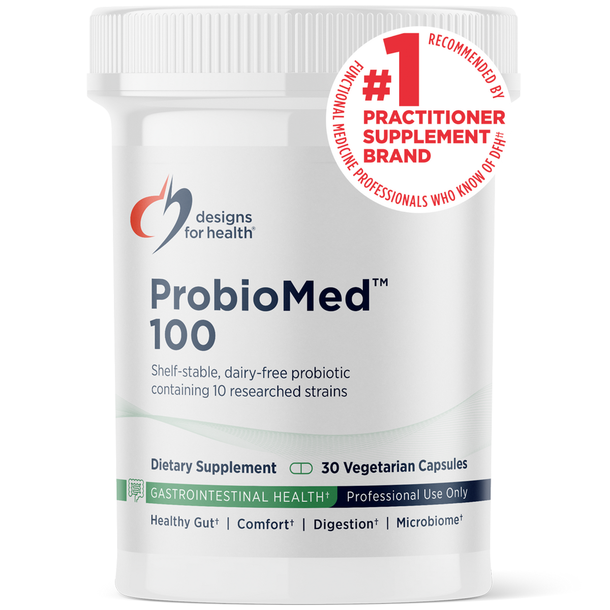 ProbioMed 100 Billion CFU Probiotics, 30 Veg Capsules, by Designs For Health