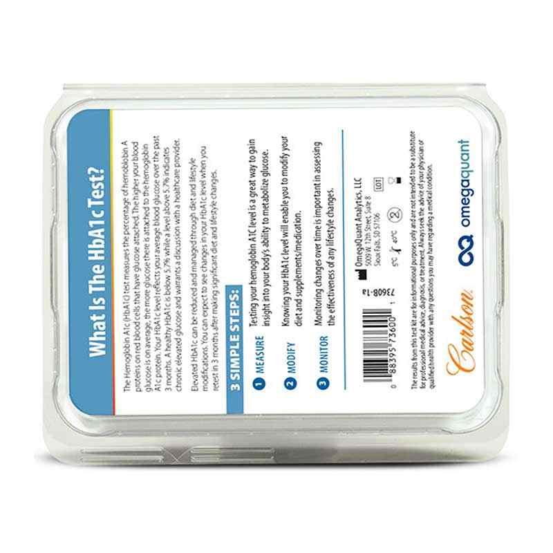 A1c Blood Sugar Test Kit, by Carlson Labs, image #2