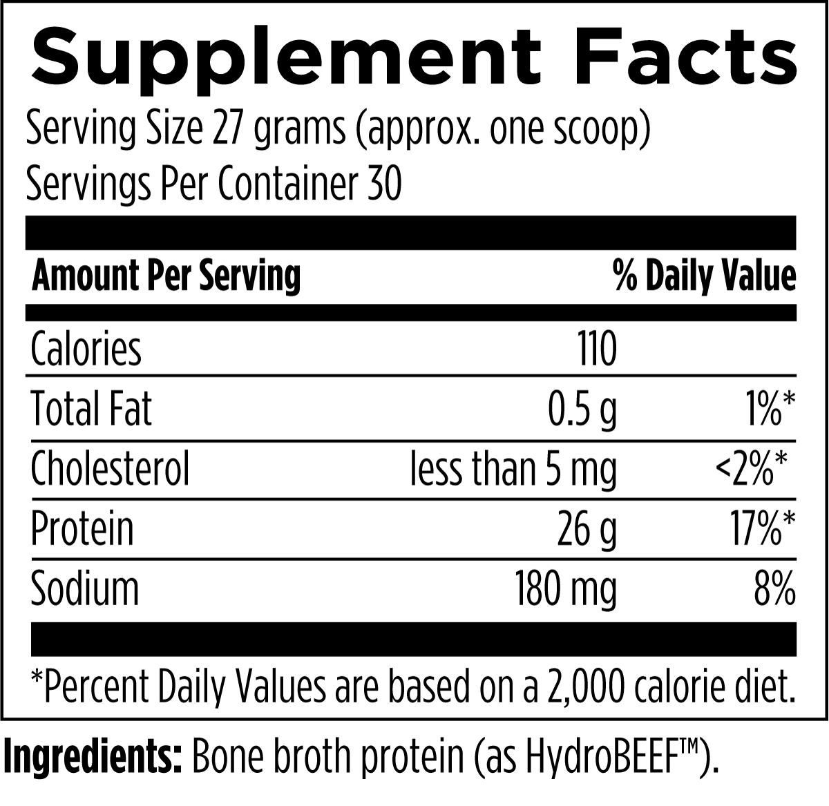 Bone Broth Protein, by Designs For Health