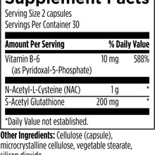 S-Acetyl Glutathione Synergy, 60 Veg Capsules, by Designs For Health