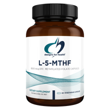 L-5-MTHF 8500 Mcg DFE, 60 Veg Capsules, by Designs For Health