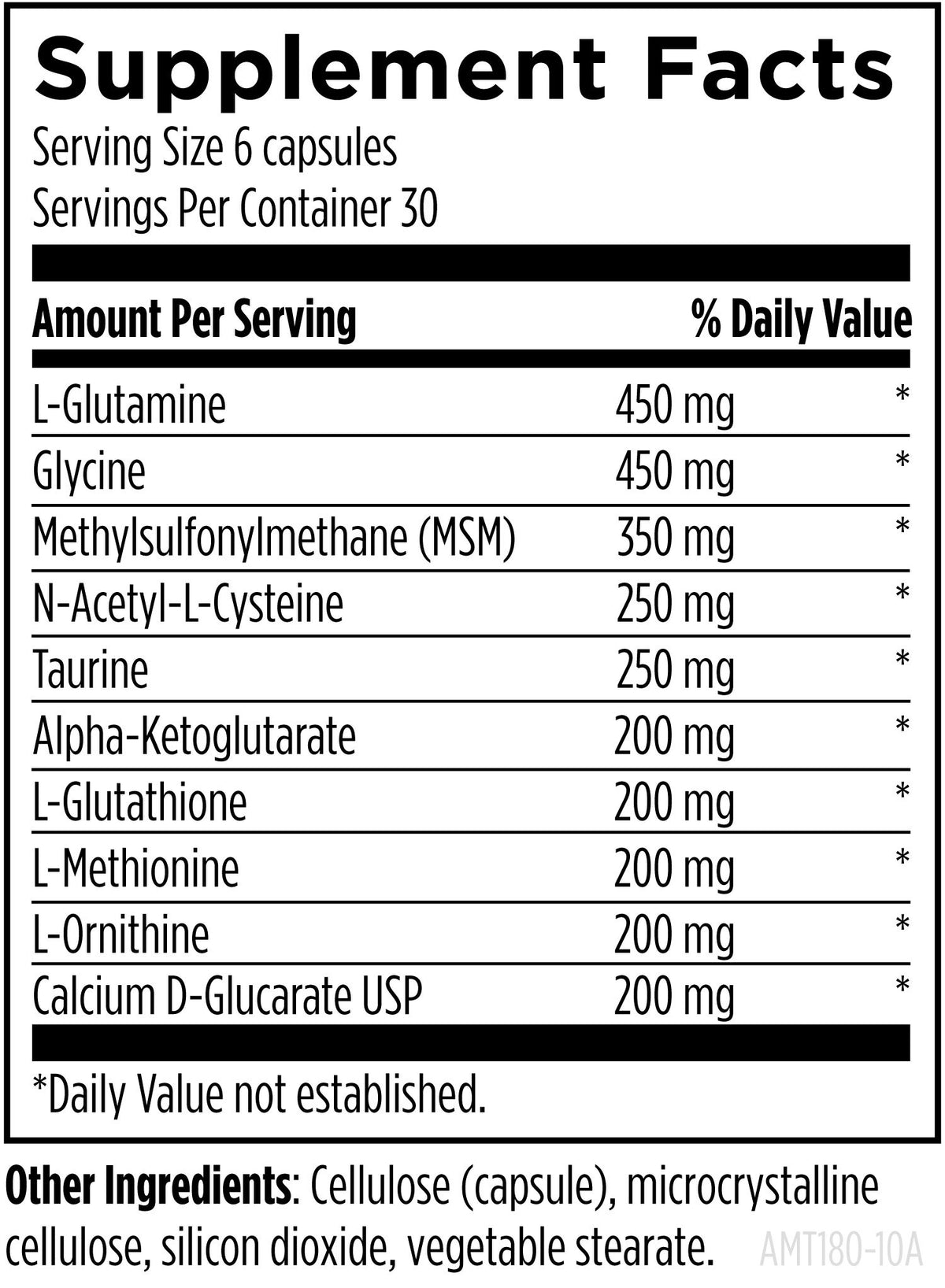 Amino-D-Tox, by Designs For Health